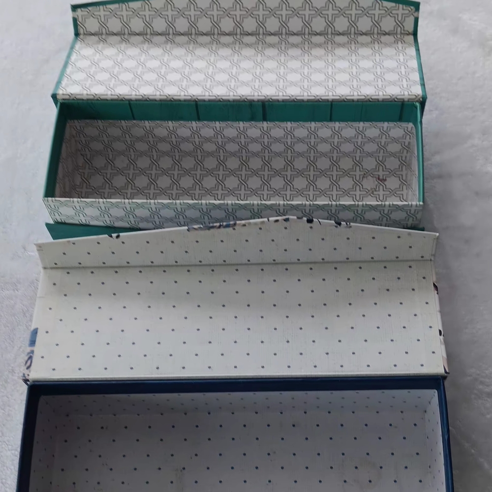 Colorful Decorative Storage Boxes Set Of 9 - Picture 4 of 9